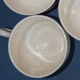 3 vintage cups of Salins earthenware