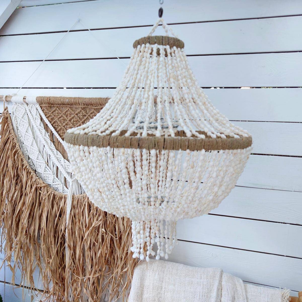 Chandelier - Shell pendant "Rosy"