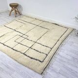 Tapis berbère marocain fait main 207 x 200 CM