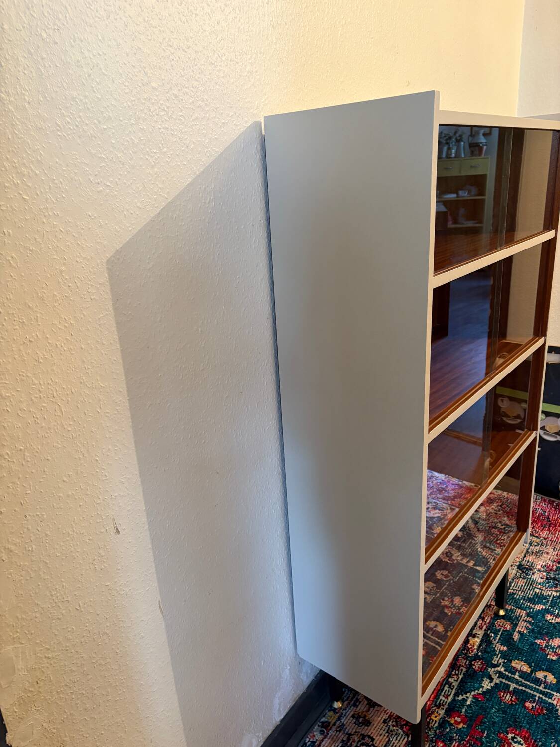 SAM vintage bookcase renovated sesame