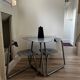 Set of a dining table and two chairs (vintage) purchased from a gallery.