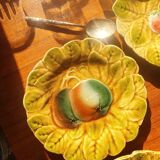 Old fruit plates in slurry