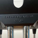 Modern Black and Chromed Barstools from Casamania, Set of 2