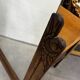 Art Deco mirror in carved oak – 1930s – 102 x 78 cm