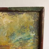 Oil painting on canvas sunset