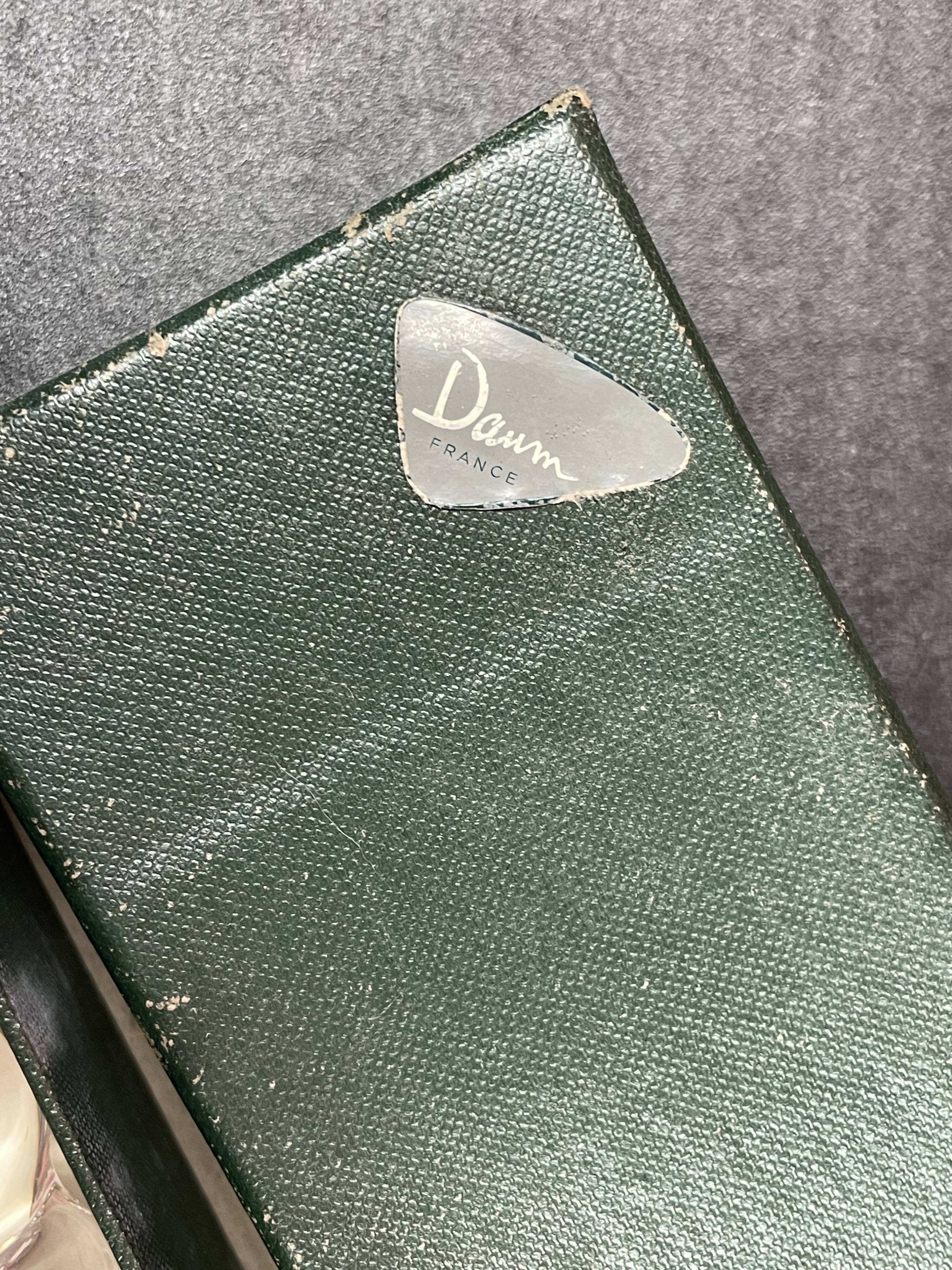 Daum France, Pair of Crystal Salt Cellars