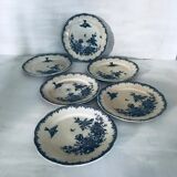Set de 10 assiettes anciennes