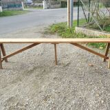 Solid wood farm bench 248 cm