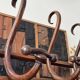 Thonet wooden wall coat rack