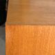 Vintage 1960s chest of drawers / chiffonnier with tapered legs and rattan.
