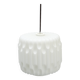 Opaline Glass Lamp from Napako, 1960s