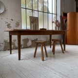 Oak farmhouse table 2m