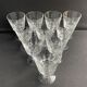 10 crystal port stemmed glasses - XXth