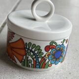 Ensemble sous-tasses, tasses, ramequin porcelaine service Acapulco Villeroy et Boch