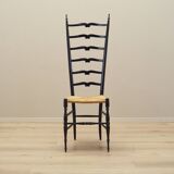 Chaise en hêtre par Gio Ponti pour Chiavari, Italie années 1950