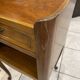 Pair of bedside tables with drawer and niche in Louis XV style.