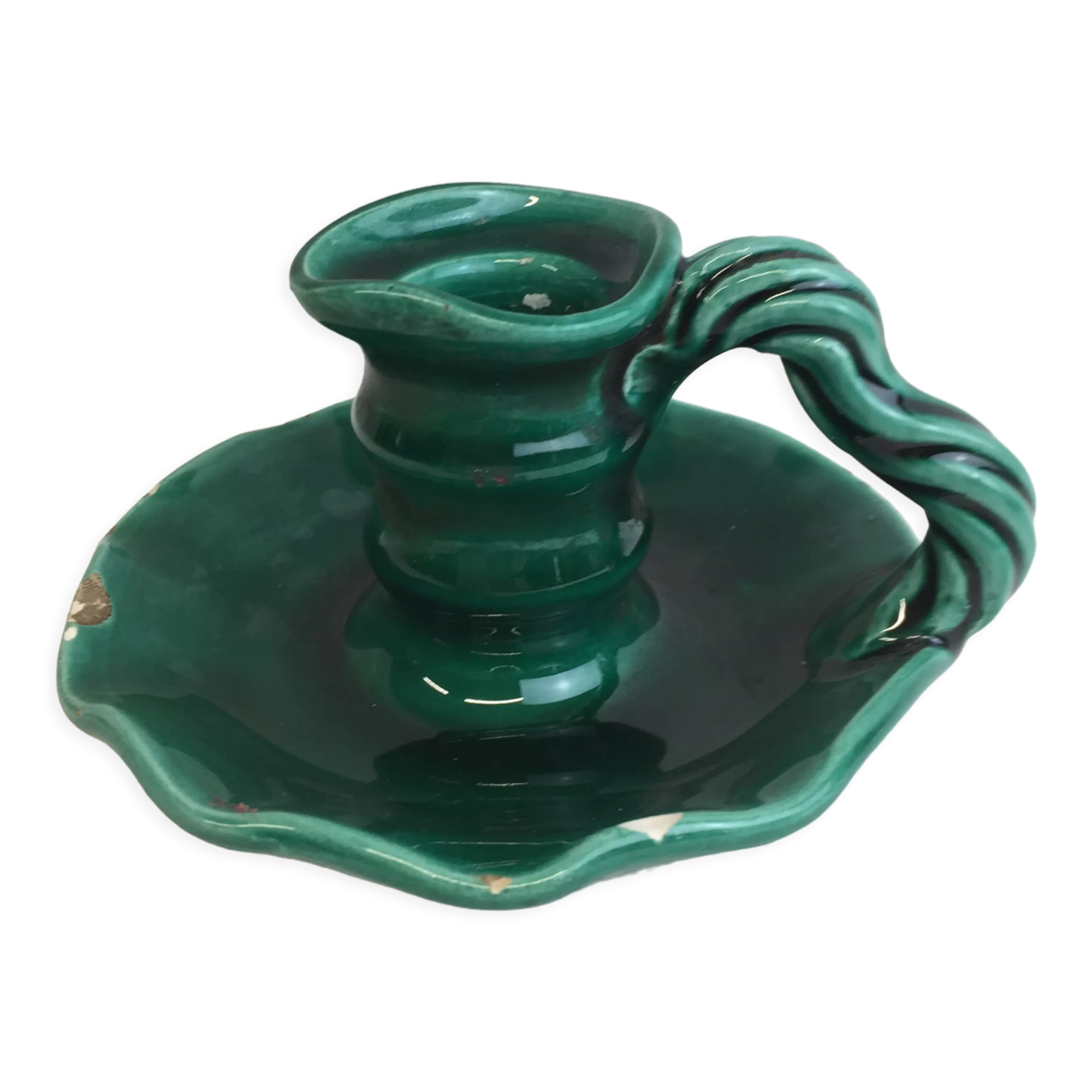 Candlestick or old cellar rack, handcrafted, made in France, Salin