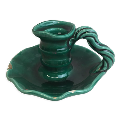 Bougeoir ou ras de cave ancien artisanal made in france salin