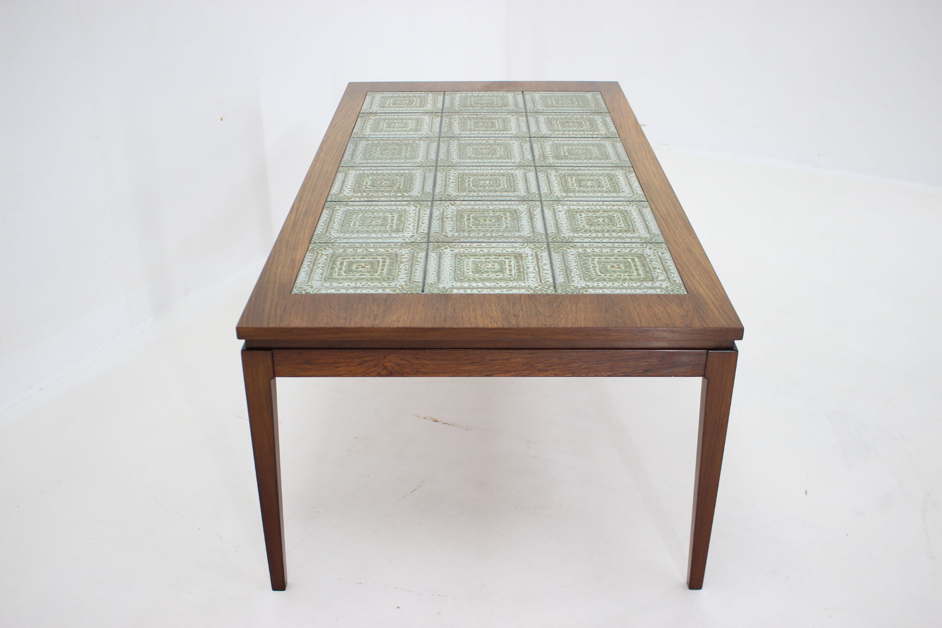 Table basse palisander et carrelage des années 1960, danemark