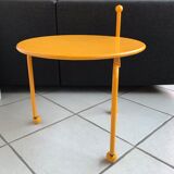 Coffee table by Tord Björklund Ikea 1980 yellow