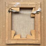 HST painting "Bouquet of wild flowers" signed Serge Cucca (1946) + frame