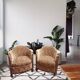 Suite de 2 fauteuils et 2 chauffeuses Art Déco En Acajou 1930