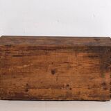 Antique silver-grey solid wood chest (circa 1920) #20