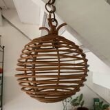 Rattan pendant light