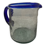 Bubble glass carafe