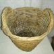 Panier en osier vintage