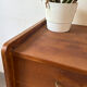 Vintage oak commode from the 1960s.