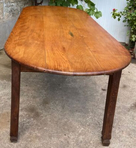 Carved antique oak farmhouse table