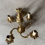 Gilded bronze chandelier Louis XV