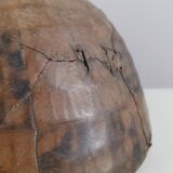 Ancient peulh calabash african art primitive arts vintage / africa / mid-century