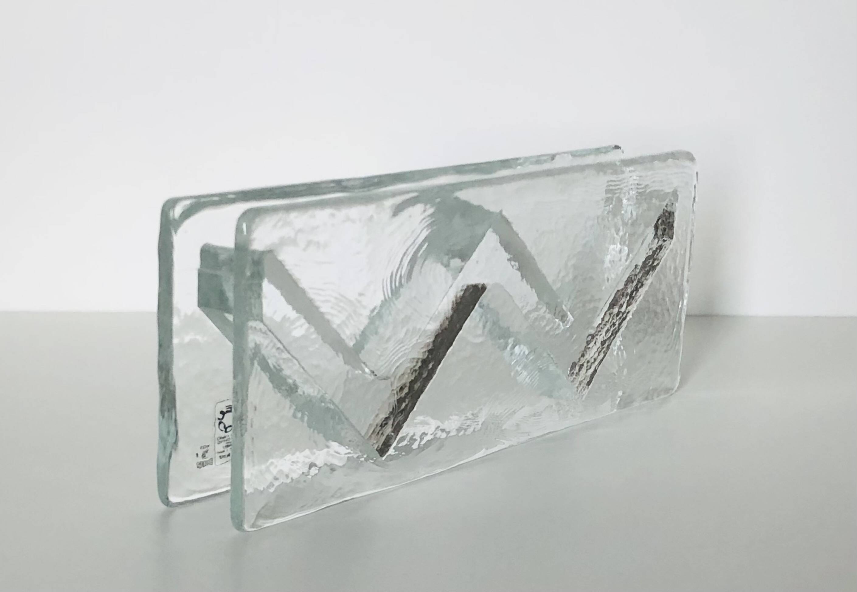 Murano glass pocket emptier by Leucos, Italy 1970s