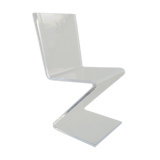 Plexiglas chair zigzag 1970