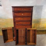 Chiffonnier grande commode en acajou époque xixème