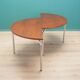 Teak half round table, Danish design, 1970s, manufacturer: Bent Krogh