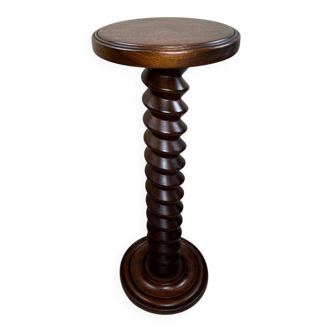 Brutalist turned wood column