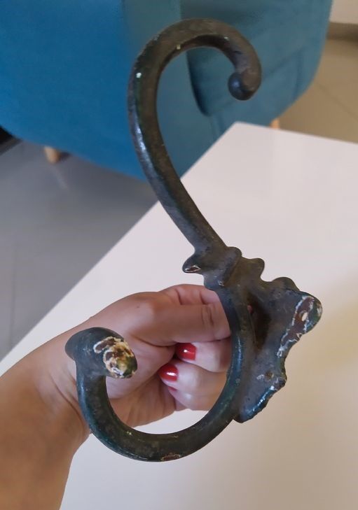 Old cast iron hook