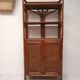Vintage bamboo and rattan buffet library