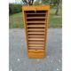 70s wooden curtain cabinet