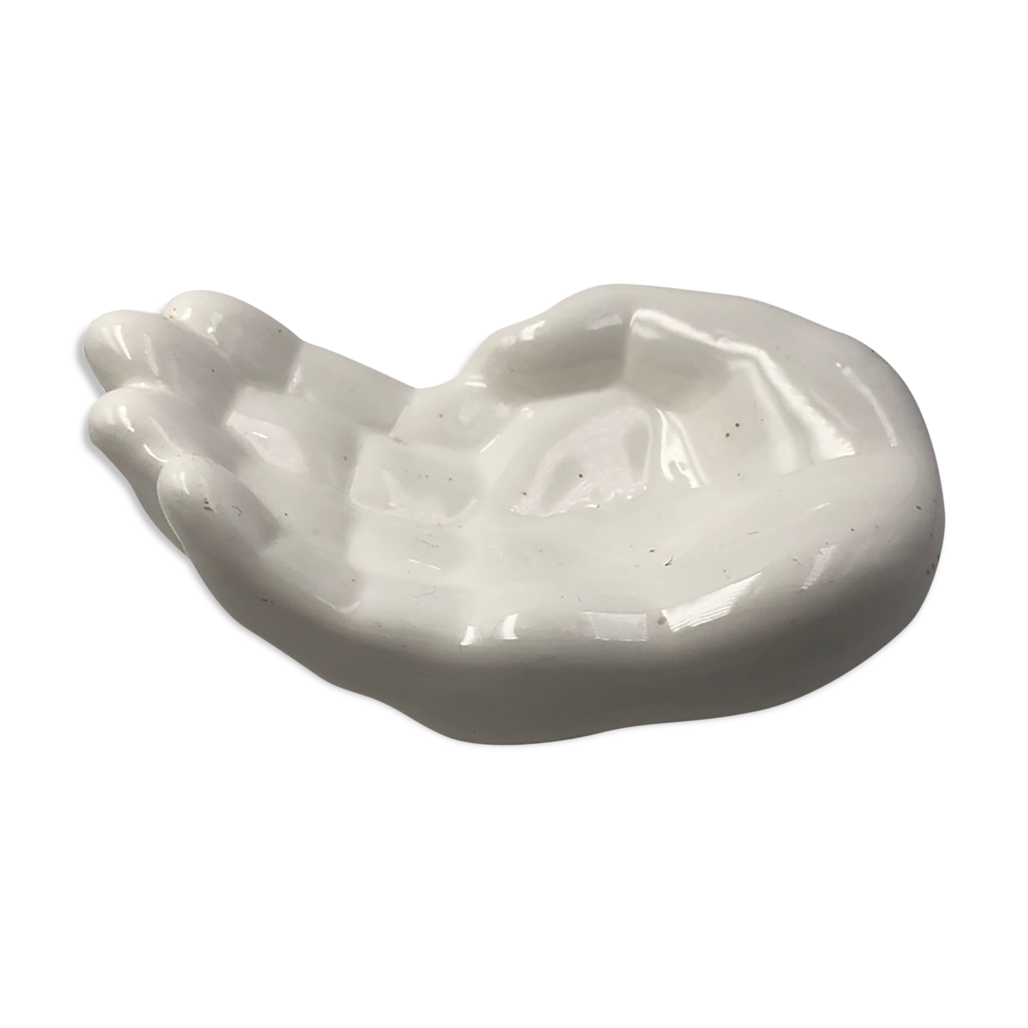 Empty white hand pocket