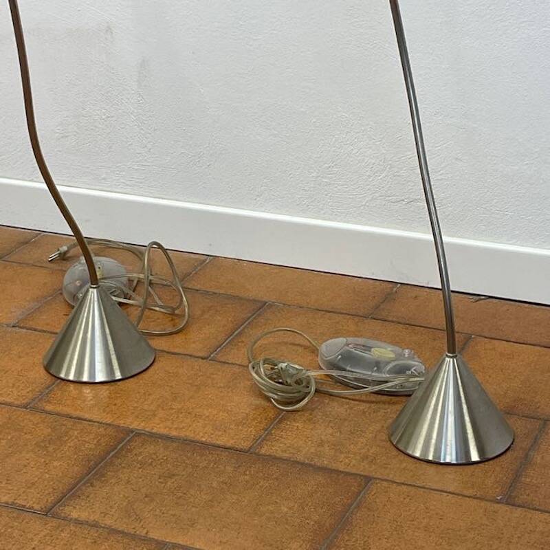 Lampade da terra Papiro di Sergio Calatroni per Pallucco, 1989