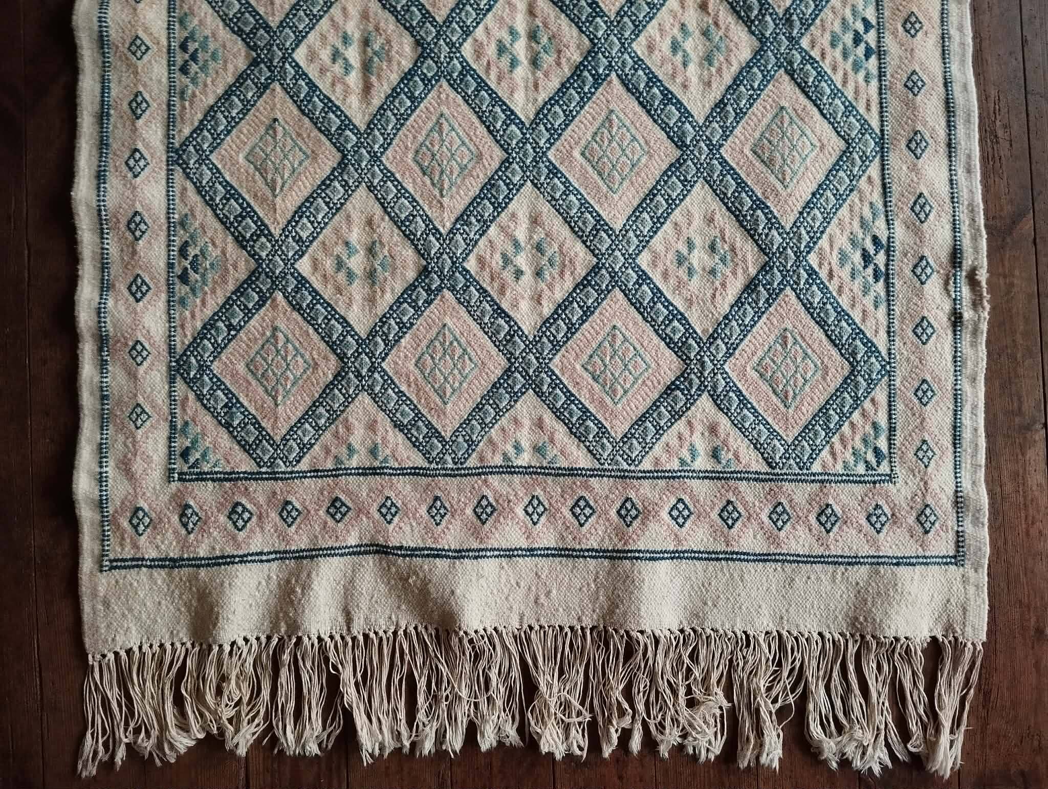 Handmade Berber Kilim Kairouan 203x102cm