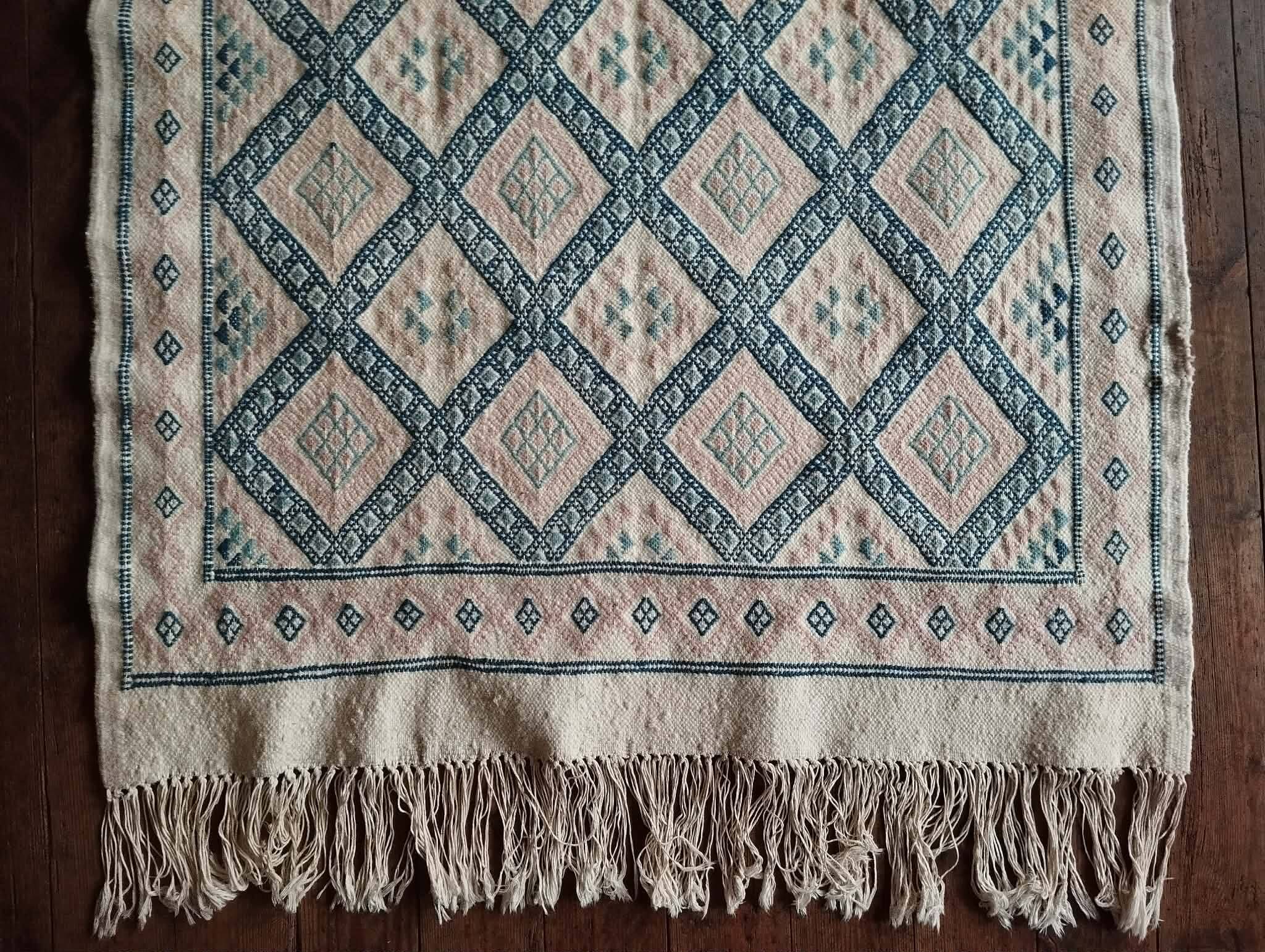 Kilim Berbère Kairouan fait main 203x102cm