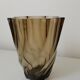Smoked glass vase