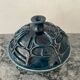 Vintage covered large pot in brutalist ceramic - Hungary