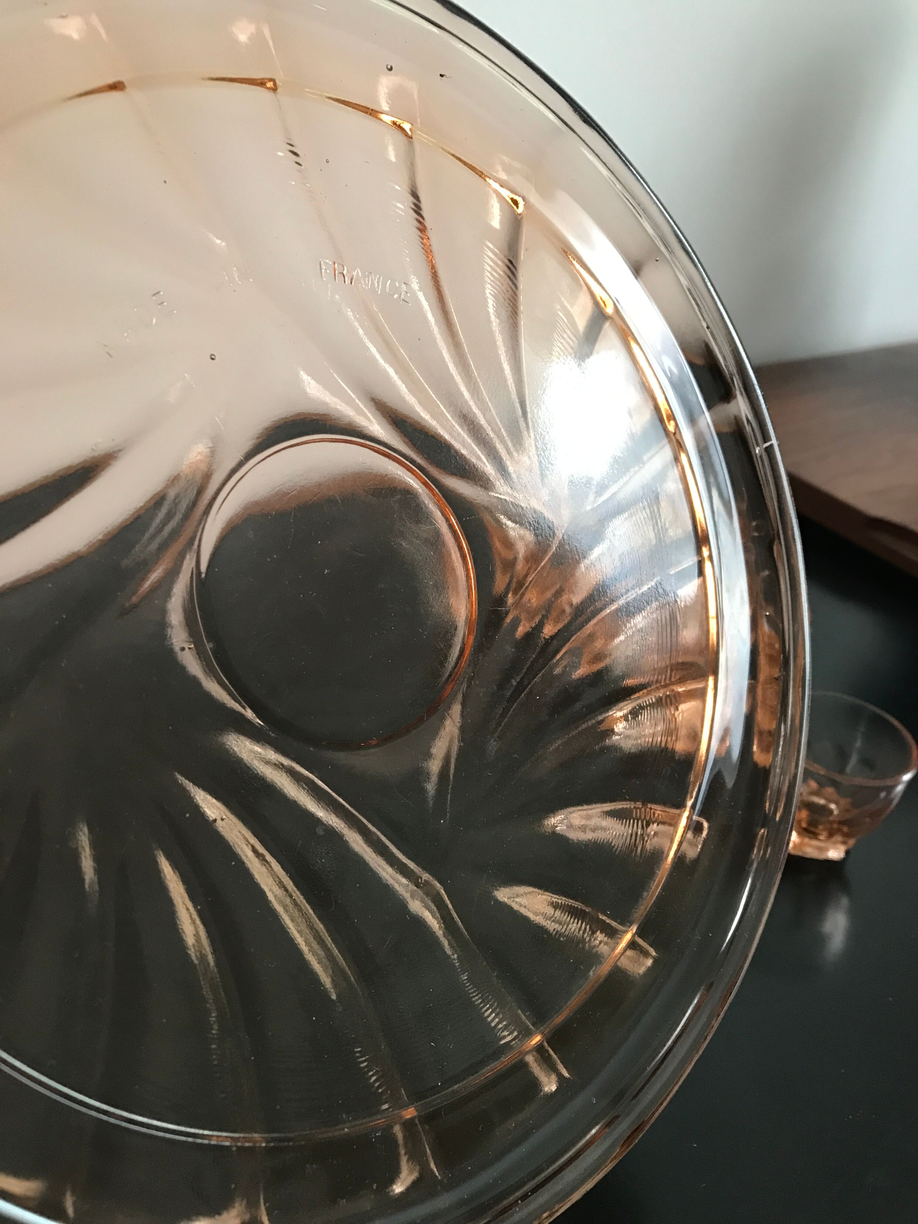 Rosaline vintage liquor service made in France 1950's