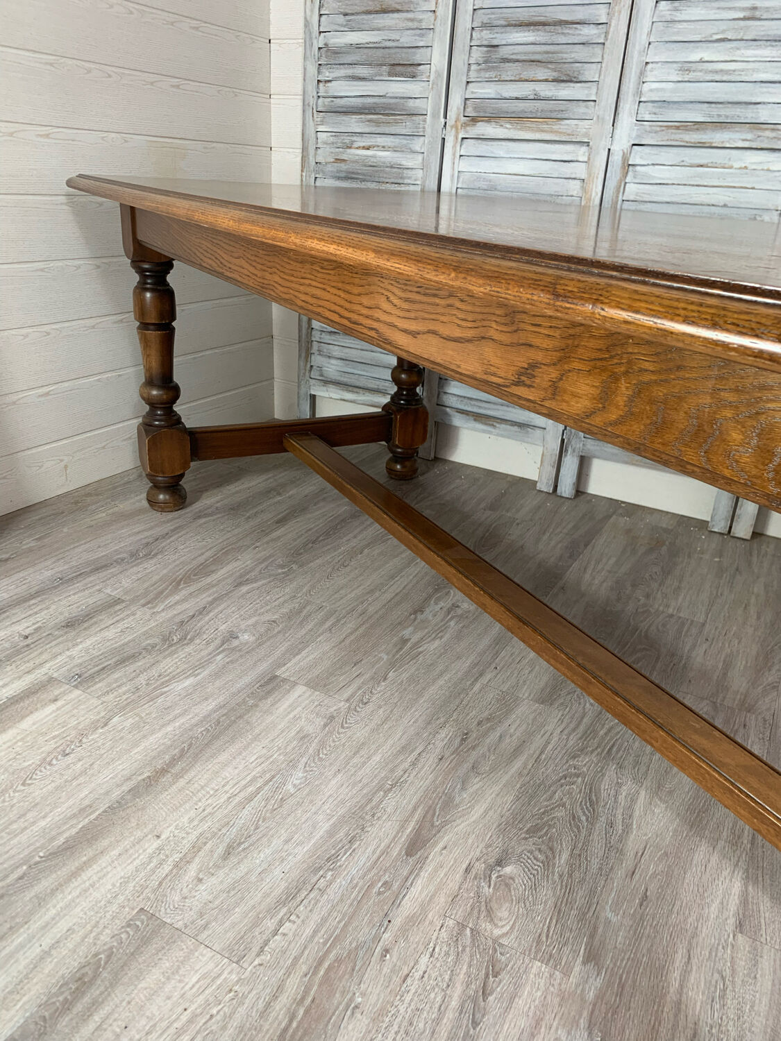 Oak farmhouse table